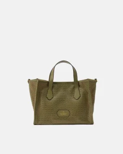 CUOIERIA FIORENTINA DORA TOTE - MILITARE
