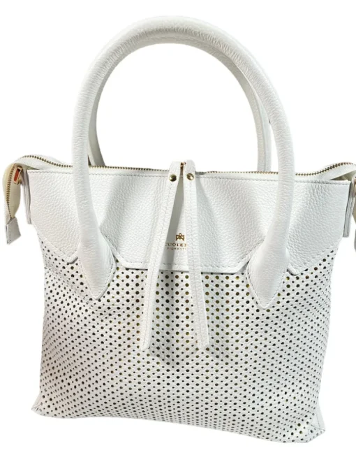 CUOIERIA FIORENTINA HOLLY MEDIUM TOTE - WHITE