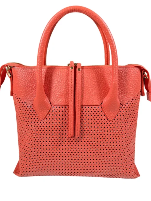 CUOIERIA FIORENTINA HOLLY MEDIUM TOTE - PAPAYA