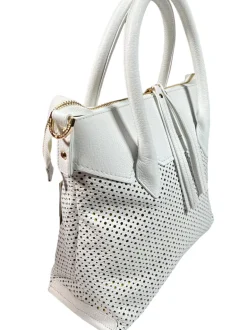 CUOIERIA FIORENTINA HOLLY MEDIUM TOTE - WHITE