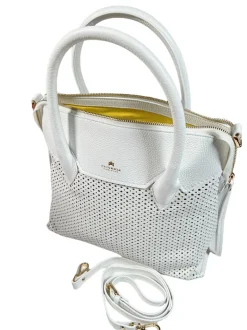 CUOIERIA FIORENTINA HOLLY MEDIUM TOTE - WHITE