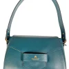 CUOIERIA FIORENTINA MALA SMALL FLAP BAG - PETROLIO
