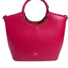 CUOIERIA FIORENTINA OBLO TOTE - FUCSIA