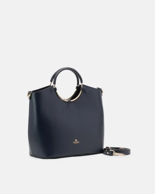 CUOIERIA FIORENTINA OBLO TOTE - NAVY