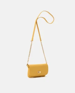 CUOIERIA FIORENTINA PATTY CLUTCH - YELLOW