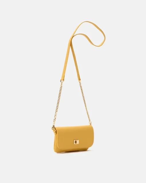 CUOIERIA FIORENTINA PATTY CLUTCH - YELLOW