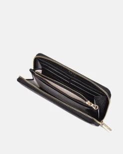 CUOIERIA FIORENTINA ZIP WALLET - BLACK