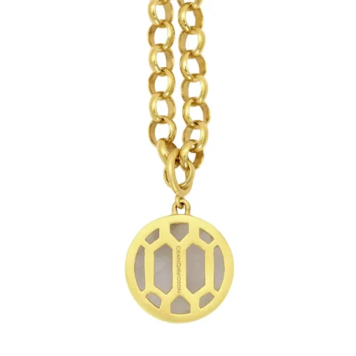 DEAN DAVIDSON SIGNATURE GOLD COLLAR NECKLACE - LABRADORITE