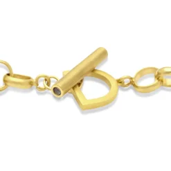 DEAN DAVIDSON SIGNATURE GOLD COLLAR NECKLACE - LABRADORITE
