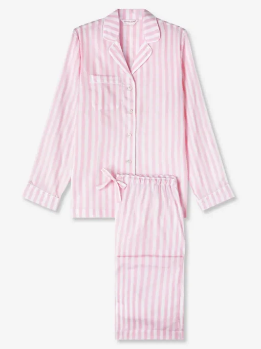 DEREK ROSE CAPRI 20 WOMEN'S PAJAMA SET - PINK