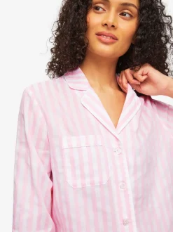 DEREK ROSE CAPRI 20 WOMEN'S PAJAMA SET - PINK