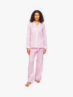 DEREK ROSE CAPRI 20 WOMEN'S PAJAMA SET - PINK