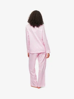 DEREK ROSE CAPRI 20 WOMEN'S PAJAMA SET - PINK
