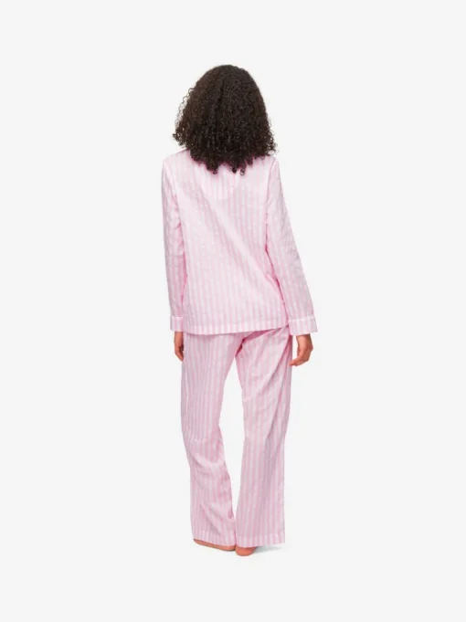 DEREK ROSE CAPRI 20 WOMEN'S PAJAMA SET - PINK
