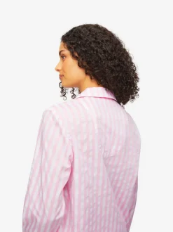 DEREK ROSE CAPRI 20 WOMEN'S PAJAMA SET - PINK