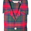 DEREK ROSE KELBURN 37 MEN'S PAJAMA SET - RED