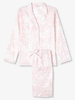 DEREK ROSE LEDBURY WOMEN'S PAJAMA SET - PINK