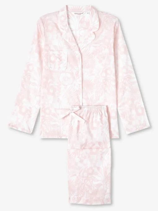 DEREK ROSE LEDBURY WOMEN'S PAJAMA SET - PINK
