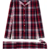 DEREK ROSE RANGA 40 MEN'S PAJAMA SET - RED