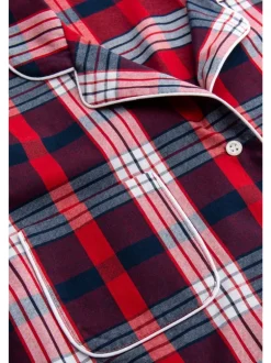 DEREK ROSE RANGA 40 MEN'S PAJAMA SET - RED