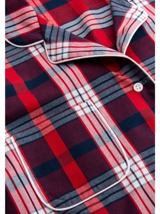 DEREK ROSE RANGA 40 MEN'S PAJAMA SET - RED