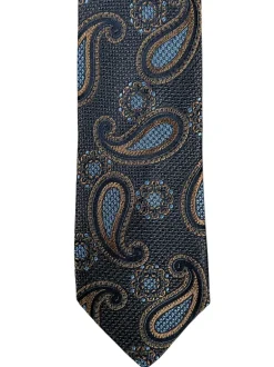 DION SILK TIE - CHARCOAL
