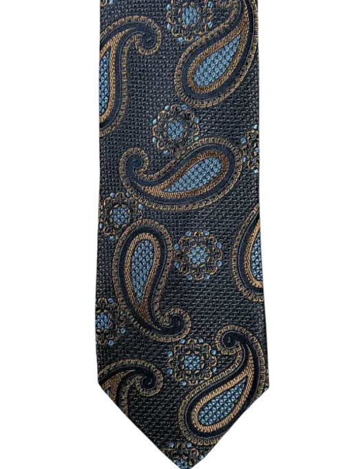 DION SILK TIE - CHARCOAL
