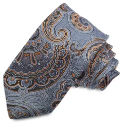 DION SILK TIE - JEANS