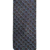 DION SILK TIE - MOCHA TEARDROP