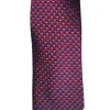 DION SILK TIE - ROSETTO CONCENTRIC CIRCLES