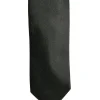 DION SILK TWILL FORMAL TIE - BLACK