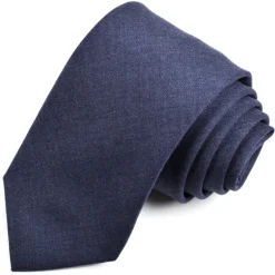 DION WOOL TIE - MARINE BLUE