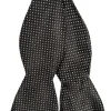 EDWARD ARMAH BOWTIE - BLACK/WHITE FANCY DOTS