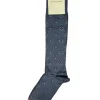 EDWARD ARMAH MEN'S SOCK - COOL GREY/PINK FOULARD
