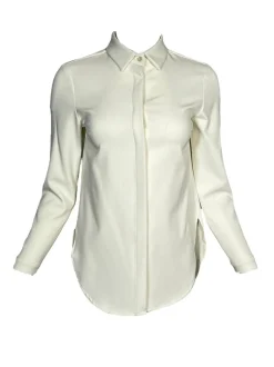 ESTELLE AND FINN SCOOP BOTTOM SHIRT - IVORY