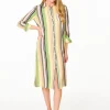 ESTELLE AND FINN SHIRT DRESS - BLACK MULTI