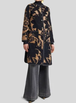 ETRO EMBROIDERED REVERSIBLE COAT - MULTICOLOR