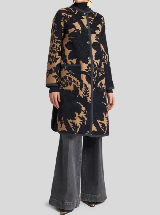 ETRO EMBROIDERED REVERSIBLE COAT - MULTICOLOR