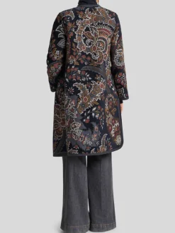 ETRO EMBROIDERED REVERSIBLE COAT - MULTICOLOR