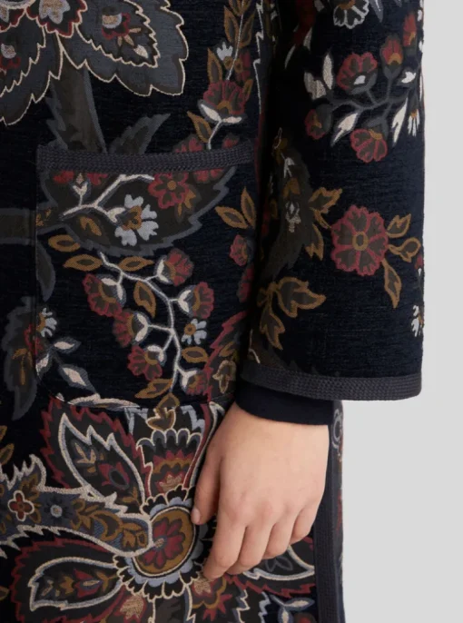ETRO EMBROIDERED REVERSIBLE COAT - MULTICOLOR