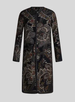 ETRO EMBROIDERED REVERSIBLE COAT - MULTICOLOR