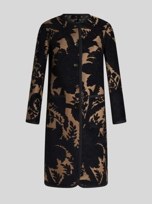 ETRO EMBROIDERED REVERSIBLE COAT - MULTICOLOR