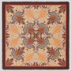 ETRO NEUTRA LEAF FOULARD - BURNT ORANGE