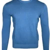 FEDELI CREW SWEATER - BLUE