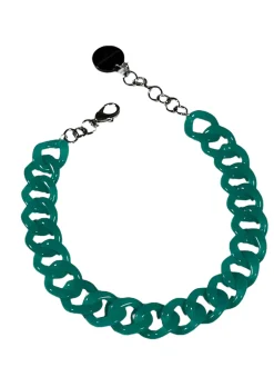 FRANCINE BRAMLI PARIS - FINE LINK NECKLACE - TURQUOISE