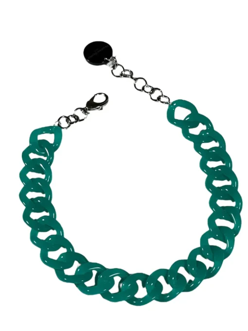 FRANCINE BRAMLI PARIS - FINE LINK NECKLACE - TURQUOISE