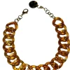 FRANCINE BRAMLI PARIS - LINK NECKLACE - ORANGE