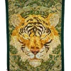 FRANCO FERRARI CASHMERE DOUBLE-SIDED SCARF - ORANGE TIGRESS