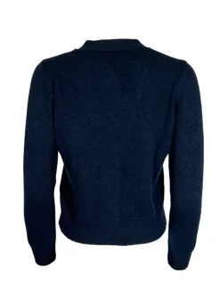 GRAN SASSO WOMEN'S CASHMERE CARDIGAN - NAVY
