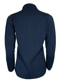 HUBERT GASSER CLASSIC KNIT BLAZER - NAVY